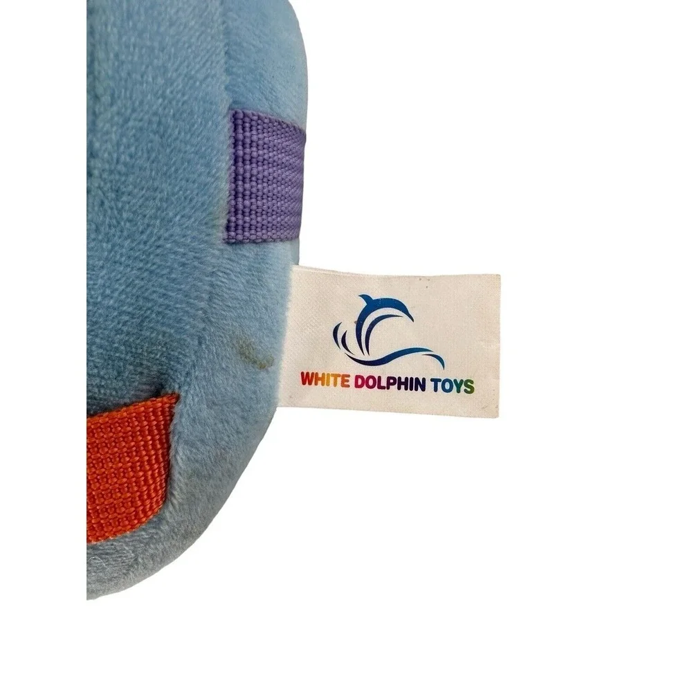 Baby Shark Sensory Buckle Toy Toddlers‎ By White Dolphin Plush Numbers Buckle